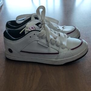 Converse White and Purple Sneakers Classic Design